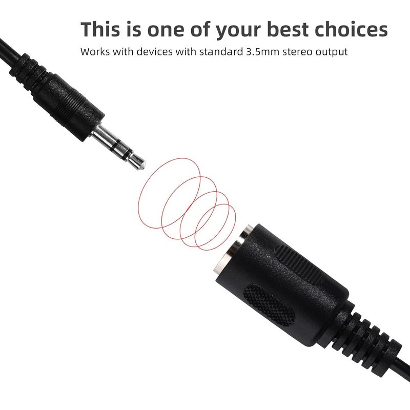 BTFO 2pcs Type-A MIDI to 3.5mm Adapter, 14" MIDI Female to TRS 3.5mm Male Breakout Cable Audio Converter for Keyboards Synths & DAWs - Image 5